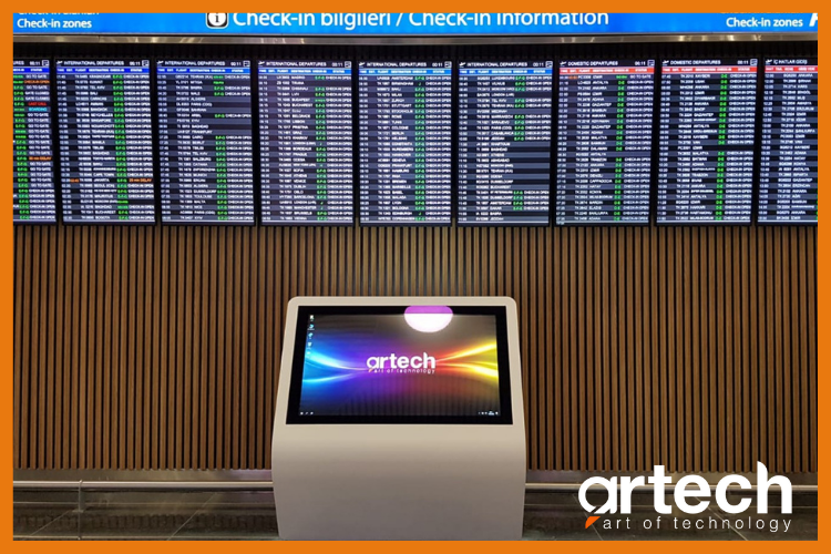 We Support Istanbul Airport's Digital Transformation with our Artech Digital Signage and Kiosk Solutions.