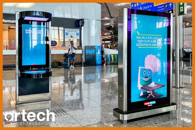 We Delivered Our Artech Digital Information Totems to Istanbul Airport.